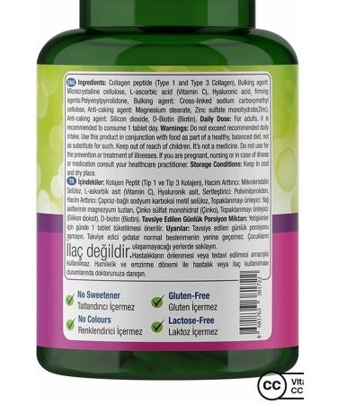 Natures Supreme Beauty Collagen 30 Tablets - Buy Online on GoSupps.com