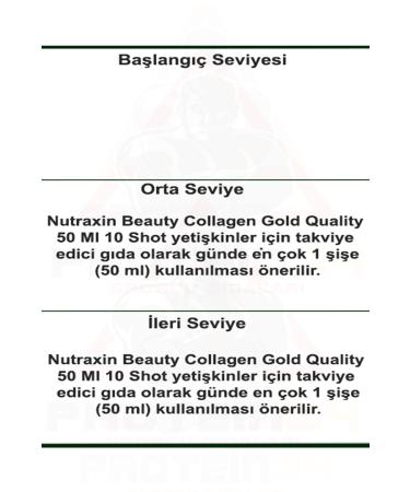 Nutraxin Beauty Collagen Gold Quality 50 Ml 10 Shot Fish Collagen Strawberry Aroma Sase Collagen - Buy Online on GoSupps.com