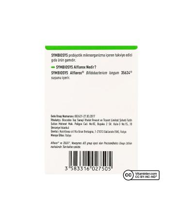Symbiosys Alflorex Probiotic 30 Capsules - Unflavored - Buy Online on GoSupps.com