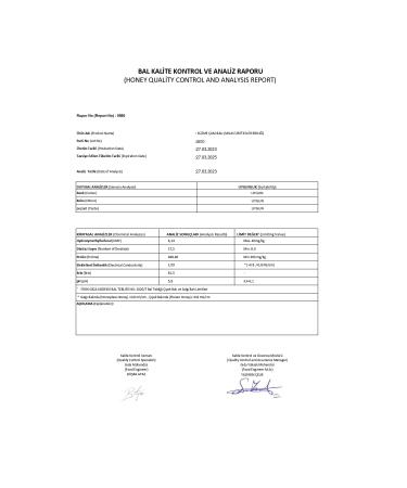 Milas Producers Association Pure Pine Honey 2 Kg Total 4 kg - Buy Online on GoSupps.com