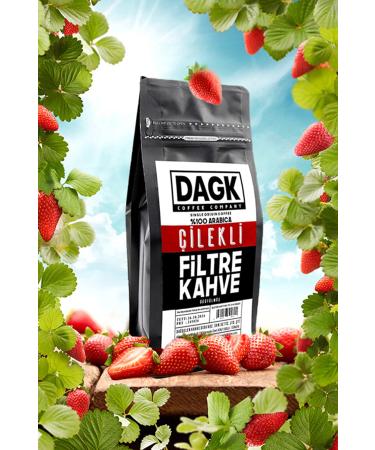 Dagk Strawberry Filter Coffee Ground 200g (flavored) - Buy Online on GoSupps.com