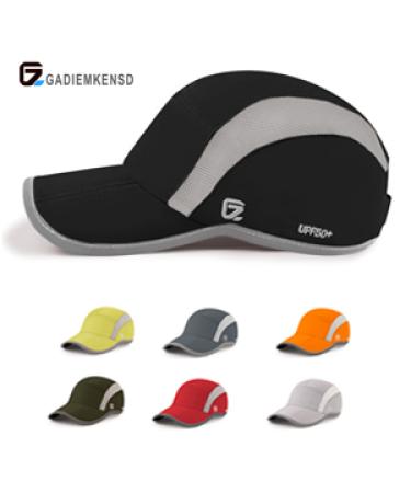 GADIEMKENSD Outdoor Hat Folding Reflective Running Cap for Men & Women