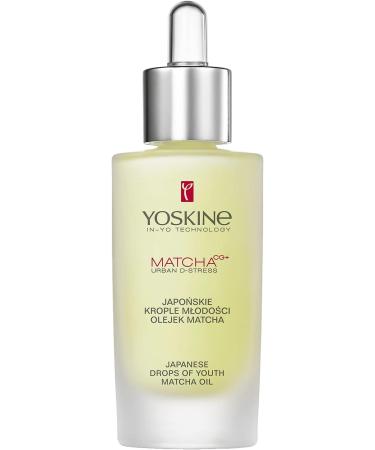 Yoskine Matcha Urban D-Stress Japanese Youth Drops - Matcha Oil vitamin c serum facial care Japanese Matcha Tea Oil - Buy Online on GoSupps.com