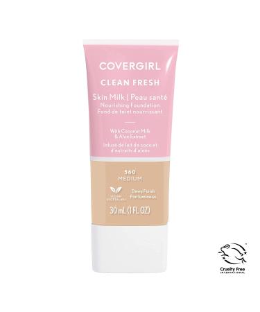 COVERGIRL Clean Fresh Skin Milk Foundation - Medium, 1 Fl Oz (Pack of 1) - Buy Online on GoSupps.com