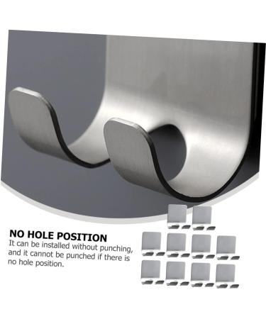 Alipis 60 Strong Sticky Hooks - Stainless Steel Towel & Shower Hangers for Clothes & Shavers - Durable Storage Solution - Buy Online on GoSupps.com