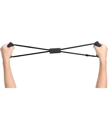 Exercise Resistance Band Flexible Stretch Band Multi Functional Resistance Band Skin Friendly for Home for Office for Outdoors for Life(Black) - Buy Online on GoSupps.com