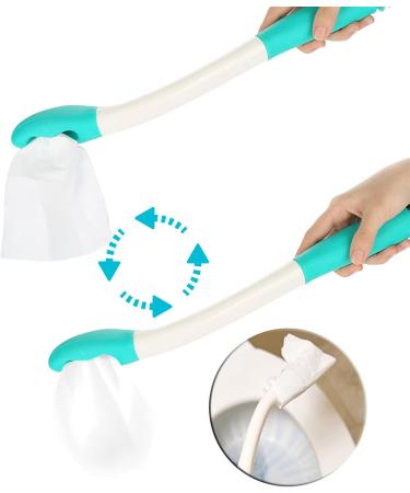 Comfort Toilet Aids for Wiping - 40cm Wiper Tool for Seniors Disabled Pregnant & Overweight - Buy Online on GoSupps.com