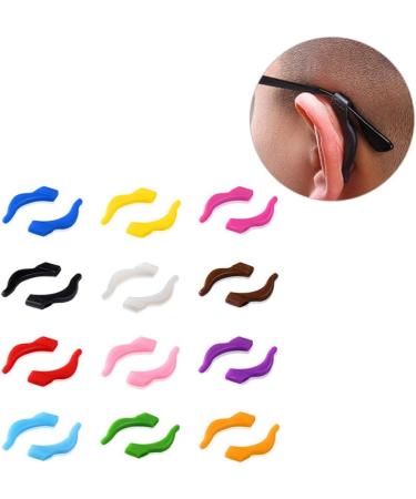 SUPVOX Sports Sunglasses 24 Pairs Glasses Ear Hook Silicone Eyewear Ear Grip Anti Slip Anti Lost Eyeglasses Sunglasses Accessories(Size Large) Adjustable Eyeglasses 4.5x1cm - Buy Online on GoSupps.com