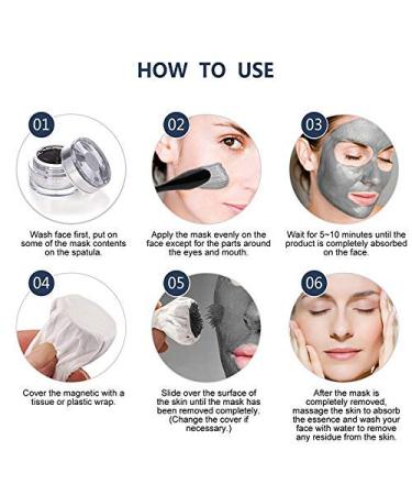 Buy Facial Mask Magnetic Kit - Moisturizing Peel Off Anti-Aging Dead Sea Mud Mask for Deep Pore Cleaning - Ideal for Men & Women (50ml - Buy Online on GoSupps.com