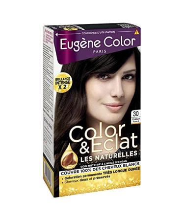 EUGENE COLOR - Les Naturelles N°30 Dark Brown - Pack of 3