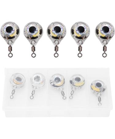 5-Pack LED Fishing Light - Eye-Shaped Underwater Nightlamp & Strobe Flashing Lure Attractor Tool for Bait Fishing - Buy Online on GoSupps.com