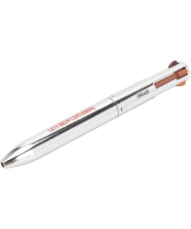 4 in 1 Eyebrow Concealer Long Lasting Portable 4 Colors Eyebrow Contour Pencil 0.4g for Beauty (3# Black Brown) - Buy Online on GoSupps.com