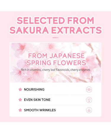 AKARY Sakura Clay Facial Mud Mask - Deep Cleansing Pore Minimizer Oil Control & Acne Reduction - Natural Skin Care for Youthful Skin - Buy Online on GoSupps.com