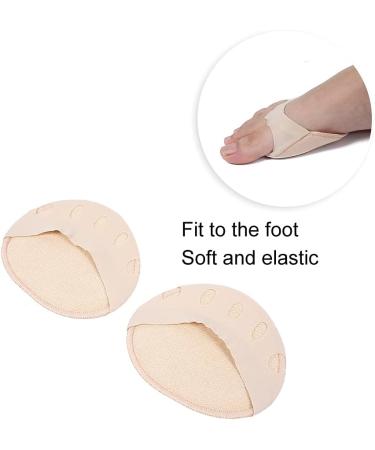 Foot Cushion - Pointe Shoe Toe Pads for Pain Relief | 2 Pairs Skin Color High Heeled Shoes Forefoot Pads - Buy Online on GoSupps.com