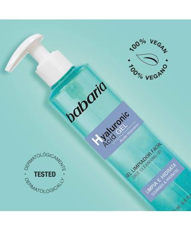 Babaria Hyaluronic Acid Facial Cleansing Gel 200 Ml Huidverzorgingsproduct - Buy Online on GoSupps.com