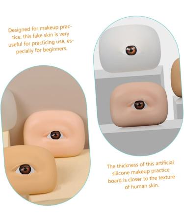 Beavorty 2pcs Eye Practice Skin makeup practice skin silicone practice skin makeup eyeshadow practice skin 1 count (Pack of 1) As Shown 1 - Buy Online on GoSupps.com