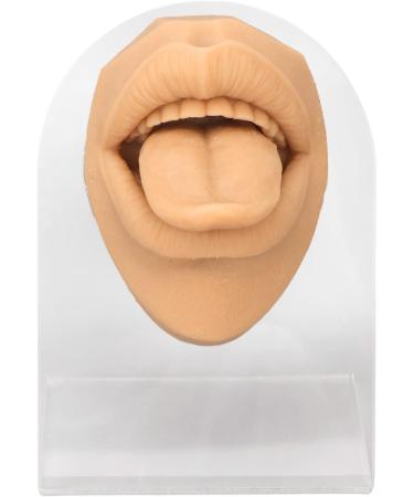 Deosdum Lifelike Silicone Mouth Tongue Model for Jewelry Display - Professional Piercing Practice Tool (Skin Color) - International Shipping Available - Buy Online on GoSupps.com