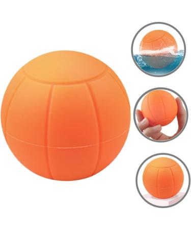 Frcolor Faszienball Massageball Foot & Neck Massager 6.1x6.1cm Orange Lacrosse Ball for Fasciitis Relief | Small Fitness Massage Device - Buy Online on GoSupps.com