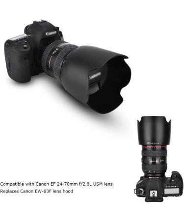 Canon EF 24-70mm f/2.8L USM Lens Hood | Replaces EW-83F | 77mm Filter & Lens Cap Compatible - Buy Online on GoSupps.com