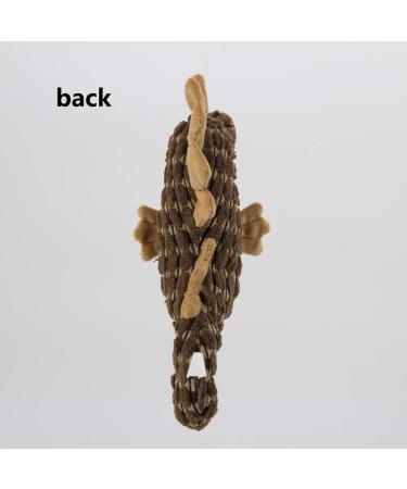 Herbests Plush Dog & Cat Toy - Interactive Squeaky Chewing Seahorse for Small & Medium Pets - Buy Online on GoSupps.com