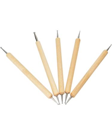 Zerodis 8Pcs Leather Carving Craft Kit - Manual Carving Stylus Dotting Tools Set for Embossing & Spoon Carving - Buy Online on GoSupps.com