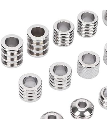 Beard Beads For Men Viking Hair Beads Spiral Coils Metal Dreadlocks Beads 18pcs High Hardness Stainless Steel Viking Hair Beads Size for Hair Beard Weaving - Buy Online on GoSupps.com