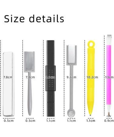JOCXZI 6 Pcs Magnetic Pen & 3D Magnet Stick Set for Cat Eye Gel Nail Art DIY - Buy Online on GoSupps.com