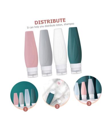 Flexible Silicone Squeeze Bottles Set - Travel Toiletries & Makeup Storage - Ideal for Lotion and Cosmetics - Buy Online on GoSupps.com