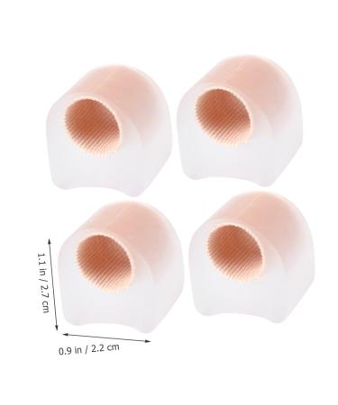 Healifty Bunion Toe Separators 2 Pairs | Silicone Sleeves Thumb Protector for Men | Bunion Guard Shield | Gel Toe Spacers | Yoga Foot Separators | 2.7x2.2cm - Buy Online on GoSupps.com