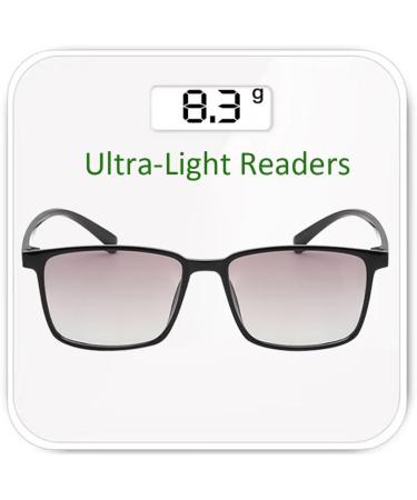 Photochromic Bifocal Reading Glasses - UV Protection for Men & Women Reduce Eye Strain - 1.5x Black - Buy Online on GoSupps.com