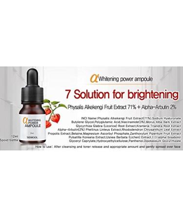 Buy Alpha Whitening Power Ampoule 12ml - Brighten Your Skin | International Shipping Available - Buy Online on GoSupps.com