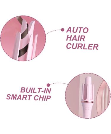 DRESSOOS Fully Automatic Hair Curling Iron Hair Curlers Hair Rollers Crimper Hair Tool Curling Wand Pink Abs - Buy Online on GoSupps.com