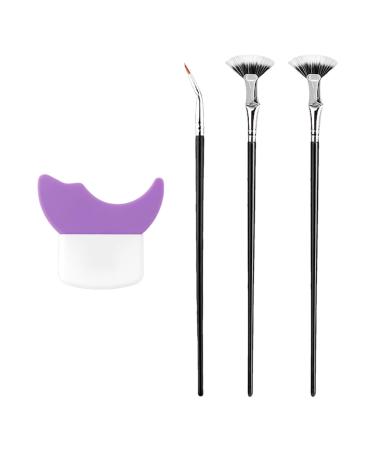 Moageme Eyeliner Brushes Eye Lash Makeup Beauty Tools Blending Brushes Angled Eyeliner Brush Eye Makeup Tool Lash Wand Brush for Makeup Application