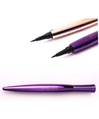 FOMIYES 2pcs Liquid Eyeliner Pencil Girl Eyeliner Women Eyeliner Eyeline Pencil Makeup No Smudge 1 count (Pack of 1) Purplex2pcs - Buy Online on GoSupps.com