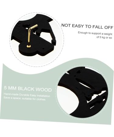 Alipis Hook up Has Towels Keychain Decor Coat Hangers Wooden Coat Hooks Wall Clothing Hook Clothes Ornament - Buy Online on GoSupps.com