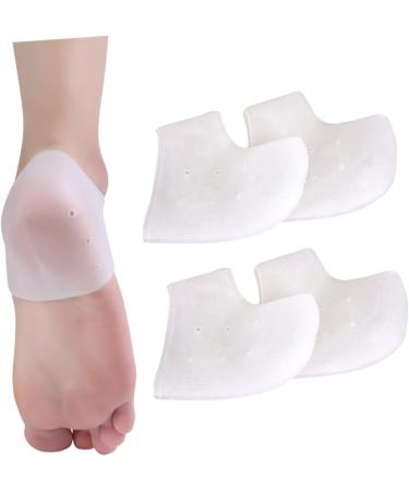 FOMIYES 5 Pairs Anti-Cracking Heel Socks Crack Heel Gel Socks Hydrating Socks High Heel Socks Vented Moisturizing Gel Heel Socks Silicone Protective Sleeve Foot Moisturizing Socks White - Buy Online on GoSupps.com