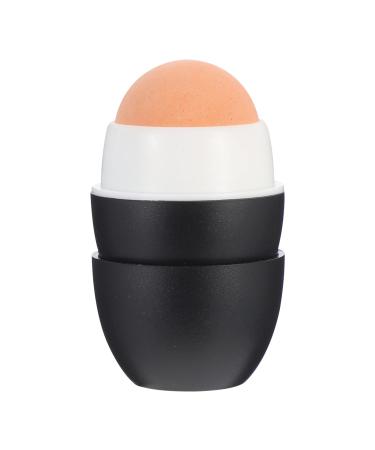 POPETPOP Volcanic Stone Oil-Absorbing Ball Facial Skin Care Roller face Makeup Roller Volcano Oil Absorbing Roller Facial Products Oil Absorbing Skin Care Tool Oil Absorber Natural pp Black 5x3cm