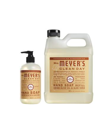 Mrs. Meyer's Hand Soap Variety  1 Refill  1 Hand Soap (Oat Blossom)