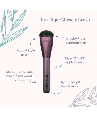 Rosalique Miracle Brush: The Ultimate Cruelty-Free Kabuki Brush for Flawless Application - Buy Online on GoSupps.com