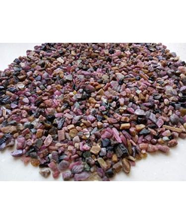 100g Natural Colour Tourmaline Quartz Crystal Stone Specimen Original Home Goods - Buy Online on GoSupps.com