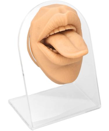 Deosdum Lifelike Silicone Mouth Tongue Model for Jewelry Display - Professional Piercing Practice Tool (Skin Color) - International Shipping Available - Buy Online on GoSupps.com