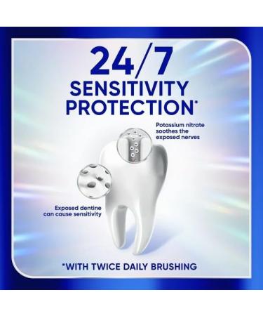 Senso dyne Clinical White Toothpaste for Sensitive Teeth - Enamel Strengthening Mint Flavor 3.4 oz - Buy Internationally - Buy Online on GoSupps.com