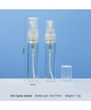 GeRRiT Plastic Spray Bottle Fine Mist Spray Travel Empty Bottle Portable Travel Container Small Refillable Atomizer Bottle for Cleaning Gardening Plants and Outdoor Travel 5ml - Buy Online on GoSupps.com