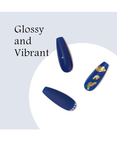 MAYCHAO 15ML Gel Nail Polish 1Pc Night Blue Gel Polish Soak Off UV LED Fall Nail Polish Nail Art Starter Manicure Salon DIY at Home 0.5 OZ - Buy Online on GoSupps.com