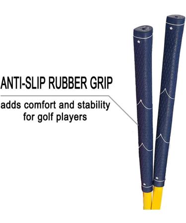 Acstar Junior Golf Putter | Graphite Kids Putter for Ages 3-5 | Left & Right Handed | 3 Sizes Available | Silver Head, Yellow Shaft, Blue Grip | 25 inch - Buy Online on GoSupps.com