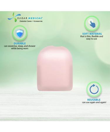 Sugar Medical PumpPOPS Light Pink Reusable Omnipod Cover - Soft, Flexible & Easy-to-Remove Insulin Pump Accessory - Buy Online on GoSupps.com