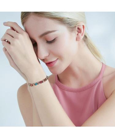 Buy Enercoppex Copper Bracelets for Arthritis Relief | Pure Copper Magnetic Therapy for Joints & Carpal Tunnel | Effective 3500 Gauss Magnets | Perfect Gifts - Buy Online on GoSupps.com