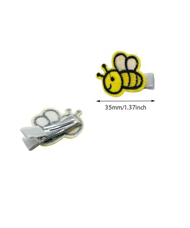 Bee Alligator Hair Clips - 20 Pcs Honeybee Hair Accessories for Girls, Children, Teens - Buy Online on GoSupps.com