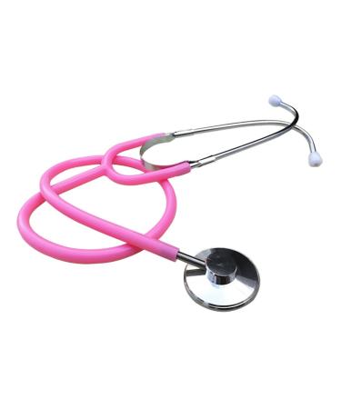 MorTime Dual Head Stethoscope, Real Working Stethoscope for Kids Cosplay, Educational Equipment, Pink (1 pc)