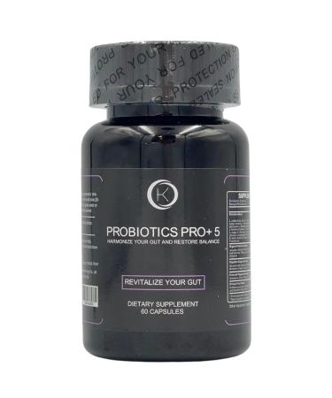 KOKETIKA PROBIOTICS PRO + 5 Pearl Probiotic Daily Probiotic for Women and Men - 60-Day Supply of Prebiotics Harmonize Your Gut and Restore Balance Softgel